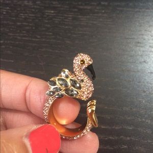 NWOT Flamingo Ring size 7